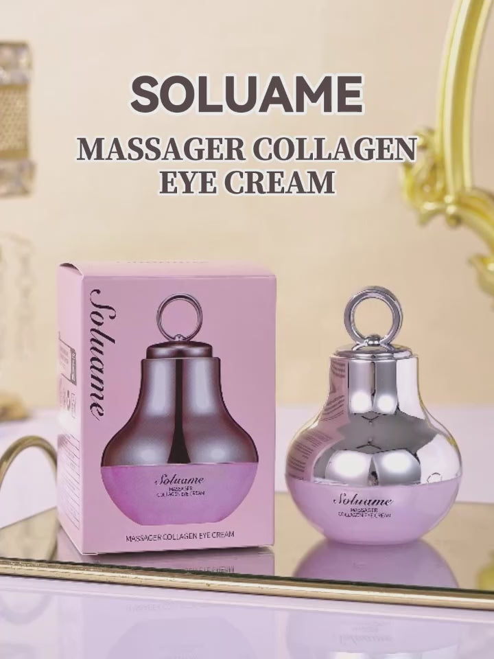 Collagen Massage Eye Cream - Hydrating & Firming Eye Contour, Gentle Care for Eye Area Lightweight Gel Texture for Smooth Skin